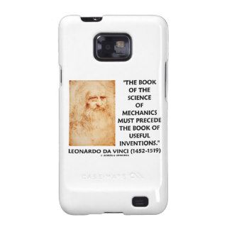 Book Science Of Mechanics Must Precede Inventions Samsung Galaxy SII Cover