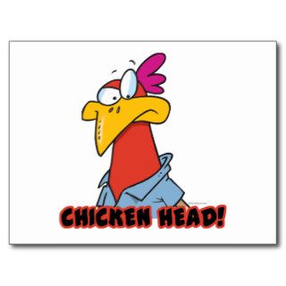 Chicken head post card
