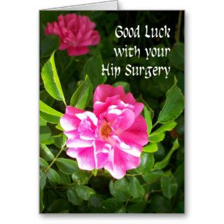 Hip Surgery Good Luck Card