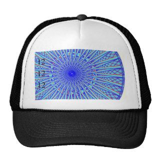 12 12 12 Blue Spoke Wheel Hat