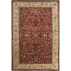 Handmade Persian Legend Red/ Ivory Wool Rug (4' x 6') Safavieh 3x5   4x6 Rugs