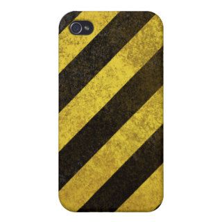 Hazard Stripes iPhone 4/4S Cover