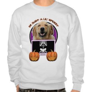 Halloween   Just a Lil Spooky   Golden Retriever Sweatshirt