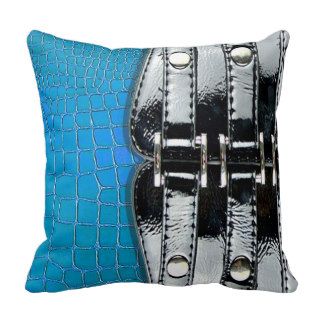 Western Leather Look Pillows