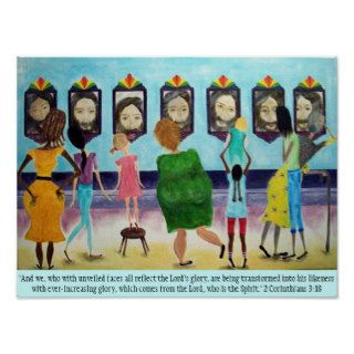 In His Image reflections of Jesus poster