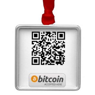 Bitcoin Accepted Here Ornament