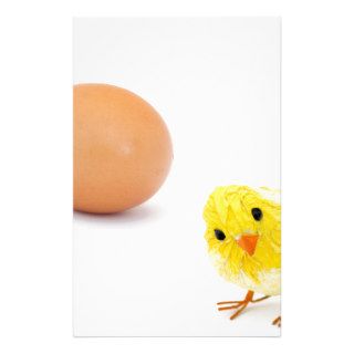 what came first the chicken or the egg? customized stationery