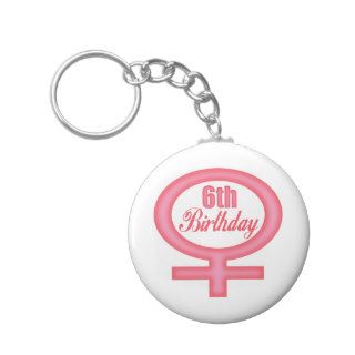 Girls 6th Birthday Gifts Key Chains