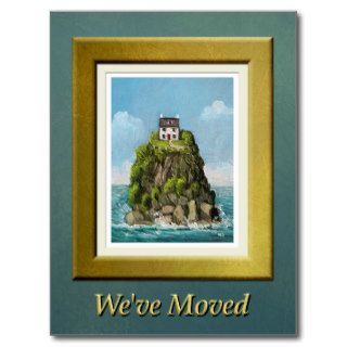 Island Home, We've Moved Postcard