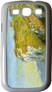 Rikki KnightTM Edouard Manet Art Cliffs   White Hard Rubber TPU Case Cover for Samsung® Galaxy i9300 Galaxy S3 Cell Phones & Accessories