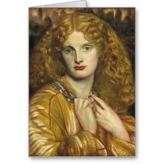 Dante Gabriel Rossetti Helen of Troy Card