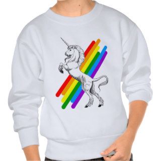 Rainbow Unicorn Pullover Sweatshirt