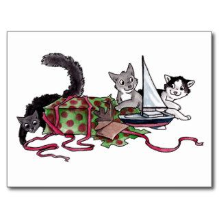 Present Kitties Post Card