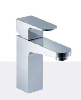 Fluid F18001BN Utopia Single Hole Mount Single Lever Lav Faucet 1.5 Gpm Brushed   Touch On Bathroom Sink Faucets  