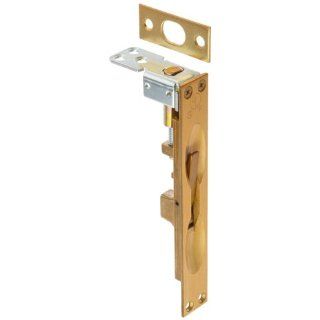 Rockwood 557.10 Bronze Lever Extension Flush Bolt for Plastic & Wood Door, 1" Width x 6 3/4" Height, Satin Clear Coated Finish Industrial Hardware