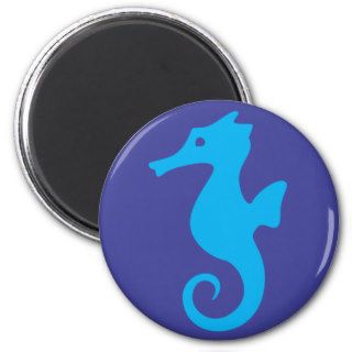 Cute Seahorse Icon Magnets