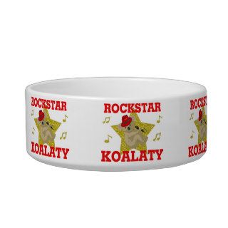 Rockstar Koalaty Singing Party Animal Cat Bowls