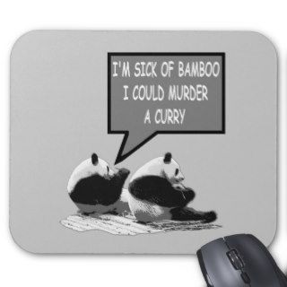 Funny Panda Mouse Pad