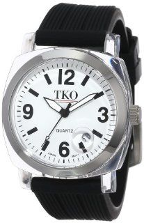 TKO ORLOGI Women's TK558 WB Milano Junior Acrylic Case White Dial Watch Watches
