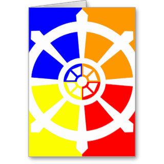 Dharma Wheel Card