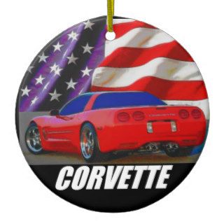 2000 Corvette Christmas Ornament