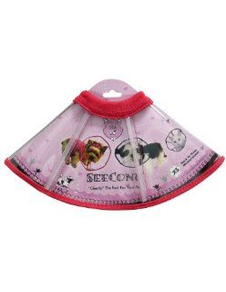 Cardinal Viva La Dog Spa SeeCone for Dogs and Cats, Extra Small, Pink  Pet Recovery Collars 