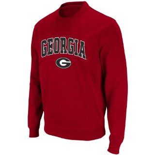 University of Georgia sweat shirt  Georgia Bulldogs Youth Arch Logo Crew Sweatshirt   Red  Sports Fan Sweatshirts  Sports & Outdoors