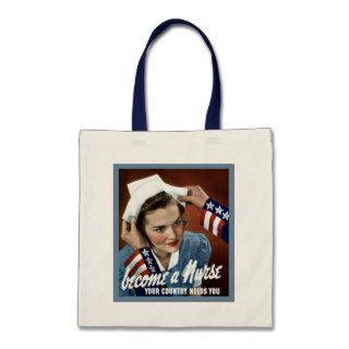 Become A Nurse ~ Vintage Nurse Bag