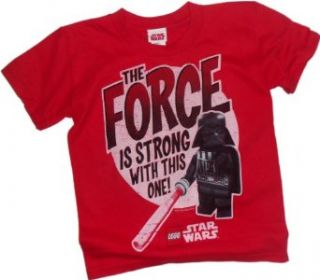 Lego Star Wars    "The Force Is Strong With This One" Juvenile T Shirt, Juvenile Small Clothing
