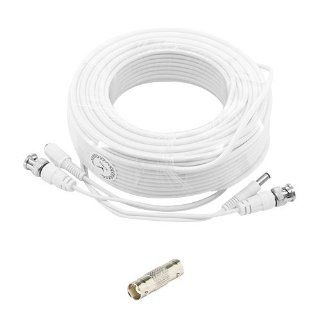 Swann D1 Security Camera 150ft White Premium Surveillace Thick Extension Cables for Swann Systems  Camera & Photo