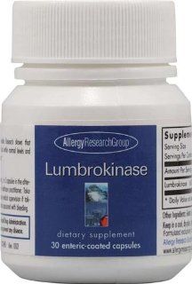 ALLERGY RESEARCH LUMBROKINASE 30 Enteric Coated Capsules Health & Personal Care