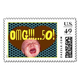 50th birthday stamp