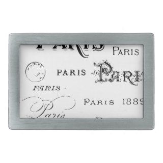 Paris France Gifts and Souvenirs Belt Buckle