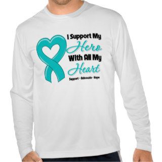 Gynecologic Cancer I Support My Hero With All My H Tshirts