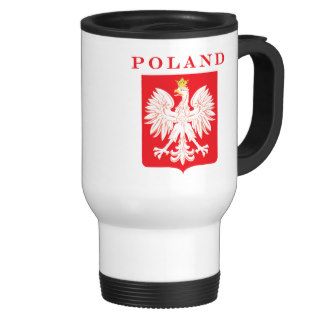 Poland Eagle Red Shield Coffee Mugs
