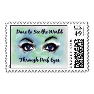 Through Deaf Eyes postage stamp