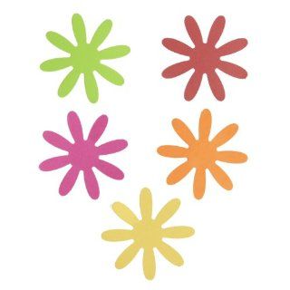 Dress My Cupcake Paper Die Cuts for Party Decor, DMCE546, Daisy Flowers, Bright Collection, Set of 30