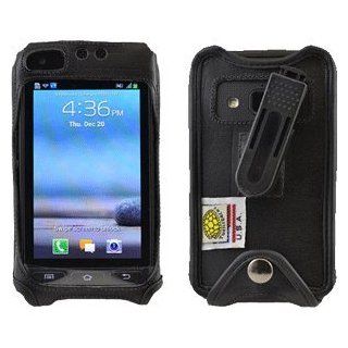 Samsung Rugby Pro SGH i547 Turtleback Executive Leather Case with Plastic Clip A SAMRUGPROE Cell Phones & Accessories