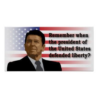 Reagan liberty poster