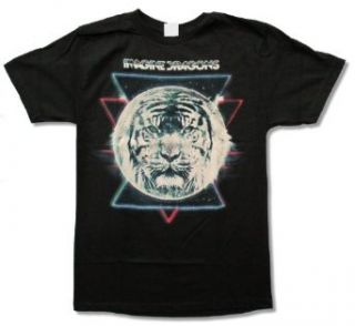 Bravado Adult Imagine Dragons "Tiger Eyes" Black Slim Fit T Shirt (X Small) at  Mens Clothing store