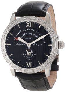 Stuhrling Original Men's 340.33151 Symphony Saturnalia Chairman Automatic Day and Date Black Watch Watches