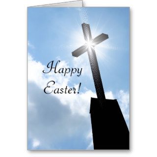 Happy Easter Religious Greeting Card