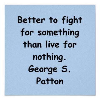 george s patton quote posters