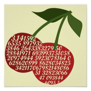 Cherry Complete Pi Poster