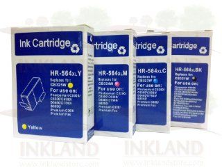 4 pack Compatible New Generation For HP 564XL 564 XL (blk,C,M,Y) CN684WN, CN685WN, CN686WN, CN687WN printer read ink level as full For HP Deskjet 3520, 4620, 5525, C410a ,C309a, B209a, 3522, 3521, 5522, B210a, C309g, D5445, 5512, 5511, 5510, 5520, 5514, 55