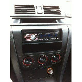 Metra 99 7504 Single DIN Installation Dash Kit for 2004 2009 Mazda 3  Black  Automotive Radio Accessories 