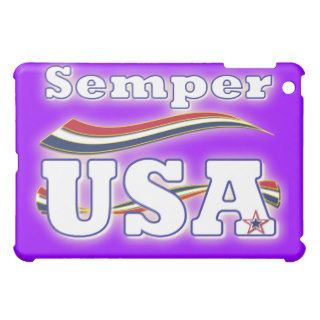 Semper USA America Stars Stripes iPad Tablet Case Cover For The iPad Mini