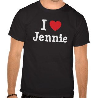 I love Jennie heart T Shirt