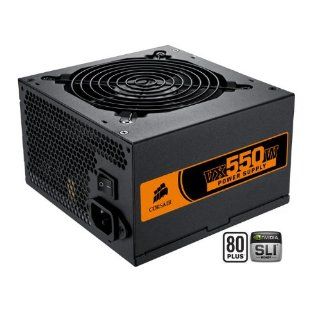 Corsair CMPSU 550VX 550 Watt VX Series 80 Plus Certified Power Supply compatible with Core i7 and Core i5 Electronics