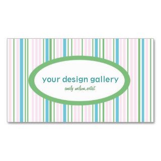 Professional Striped Business Cards